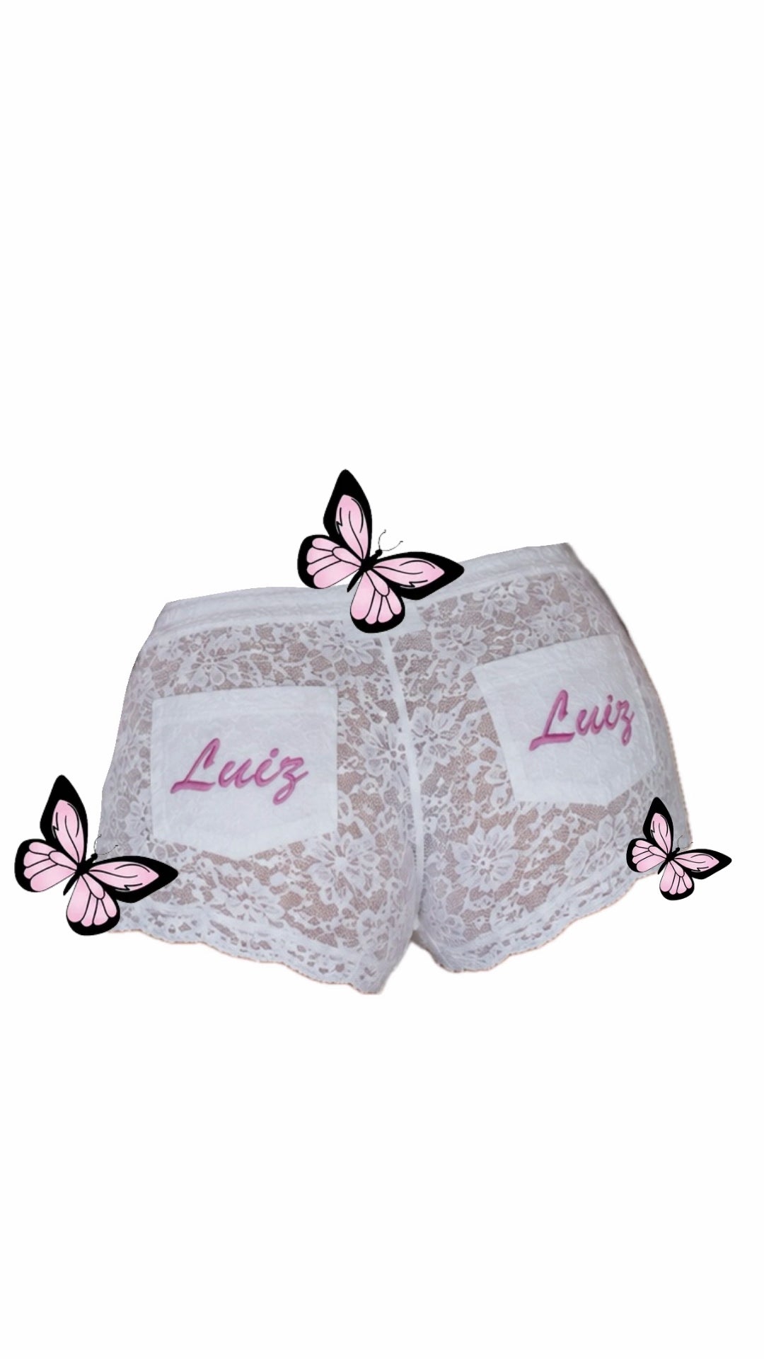 Shorts Butterfly Pinky LÙIZ
